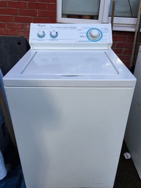 whirlpool large capacity washer.